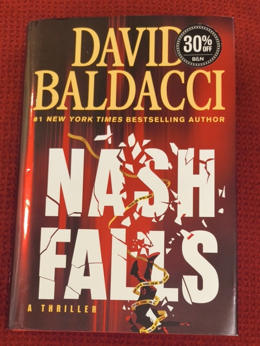 David Baldacci Nash Falls Hardcover EUC